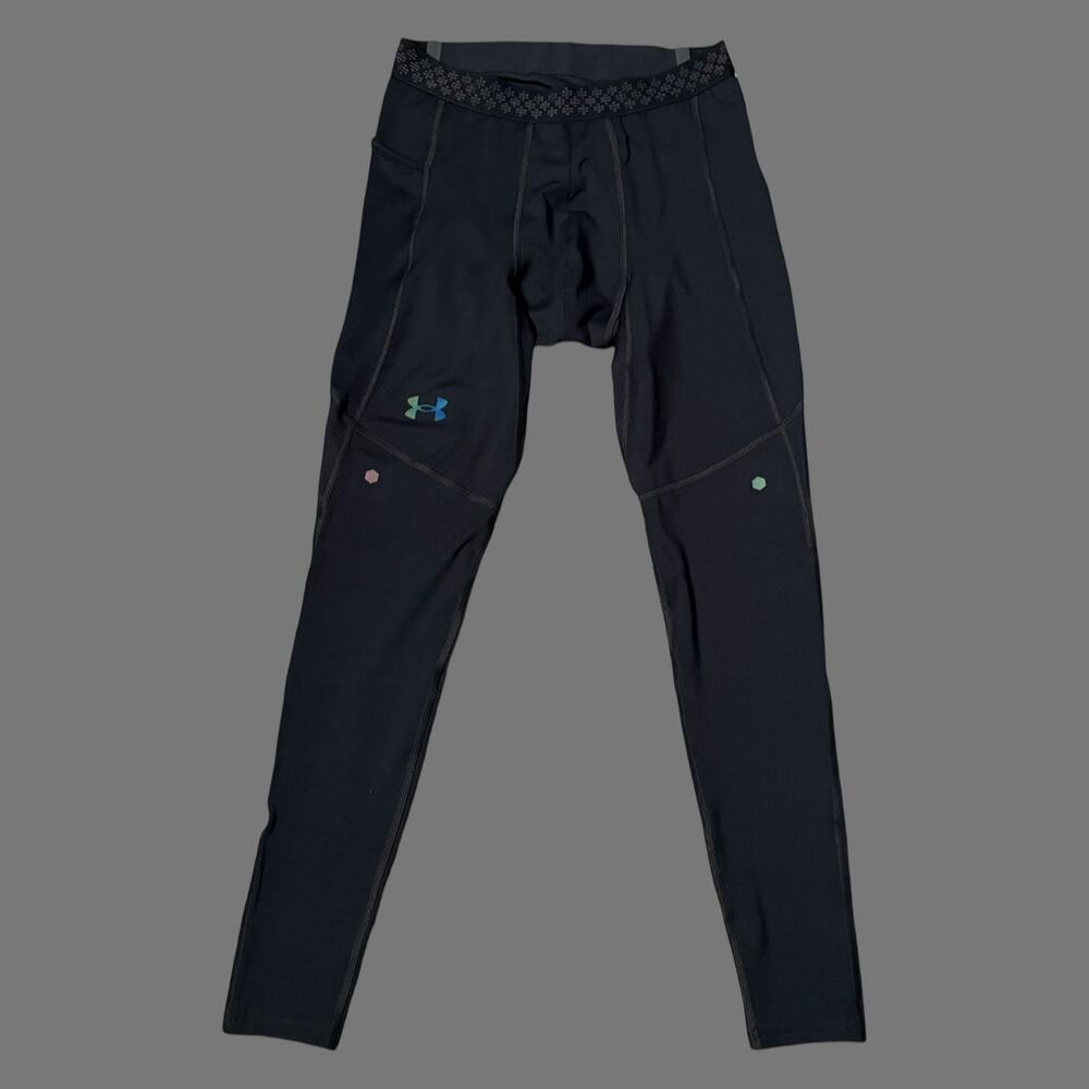 UA RUSH SmartForm Men’s Leggings Black Small NWT